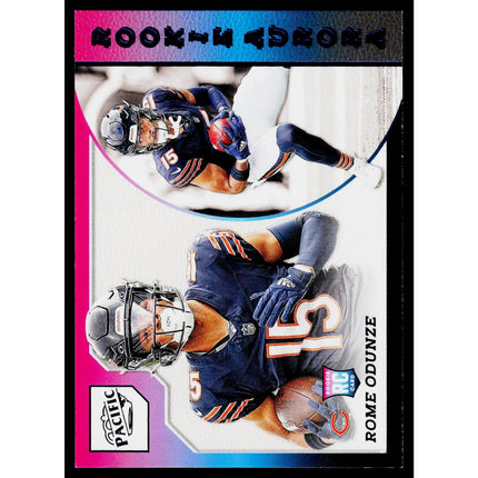 Rome Odunze 2024 Panini Encore Rookie Aurora #9 Chicago Bears