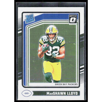 MarShawn Lloyd 2024 Donruss Optic #275 RC Green Bay Packers
