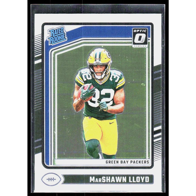 MarShawn Lloyd 2024 Donruss Optic #275 RC Green Bay Packers