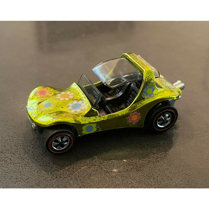 1970 Hot Wheels Redline “Sand Crab” Spectraflame Yellow Die-Cast Car Toy