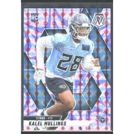 Kalel Mullings 2025 Panini Mosaic Reactive Purple #390 RC Tennessee