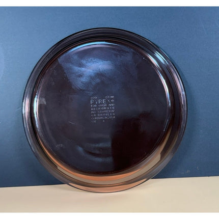 Set of 3 Pyrex Amethyst Purple Glass Pie Plates #209 9.5" Vintage Baking Dishes