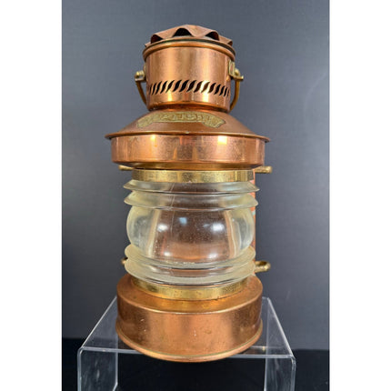Toplight Holland Copper Lantern Marine Nautical Oil Lantern Hanging Lamp 9"