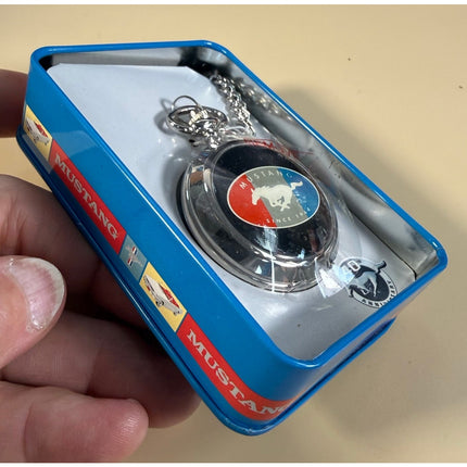 Ford Mustang 40th Anniversary Pocket Watch Collectors Edition w/ Original Tin