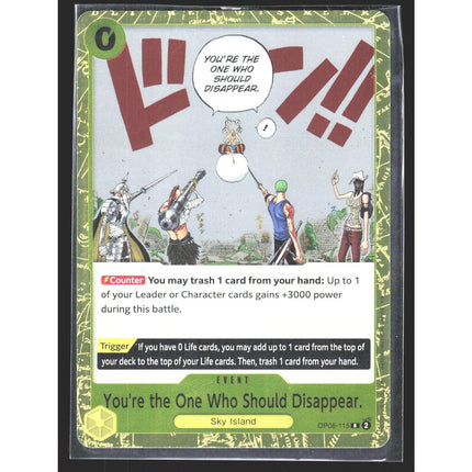 You're the One Who Should Disappear Wings of the Captain #OP06-115 Rare