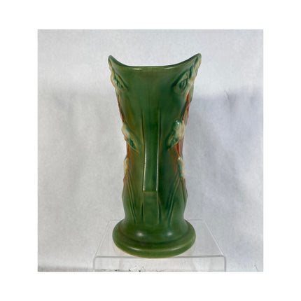 Roseville Pottery Snowberry Vase IV-9 Double Handled – Vintage Art Pottery