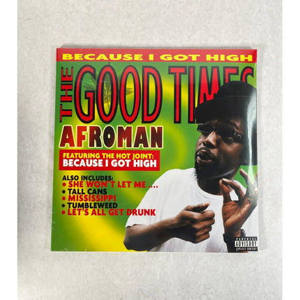 Afroman: The Good Times ETR212 x2 Cannabis Cloudy Green Vinyl Sealed 25th Anniv