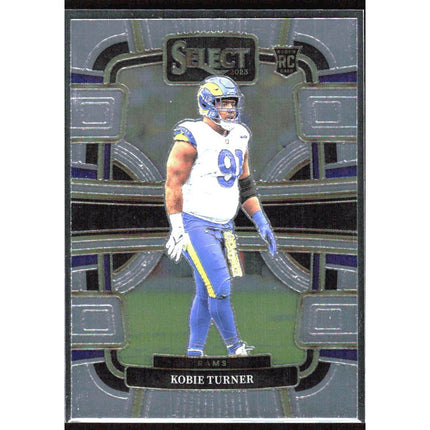 Kobie Turner 2023 Panini Select #54 RC Los Angeles Rams