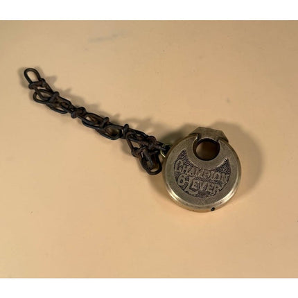 Vintage Miller Lock Champion 6 Lever Padlock No Key