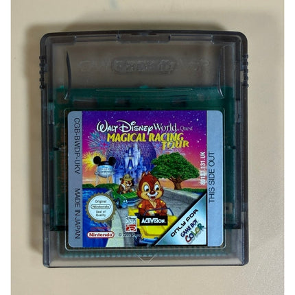 Walt Disney World Quest Magical Racing Tour Nintendo Game Boy Color Cartridge
