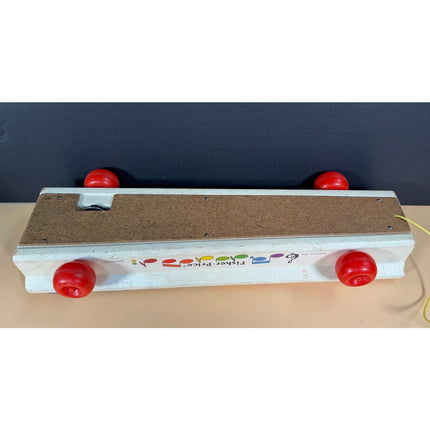 Vintage Fisher-Price Vibraharp #870 Pull-A-Tune Xylophone Toy Working