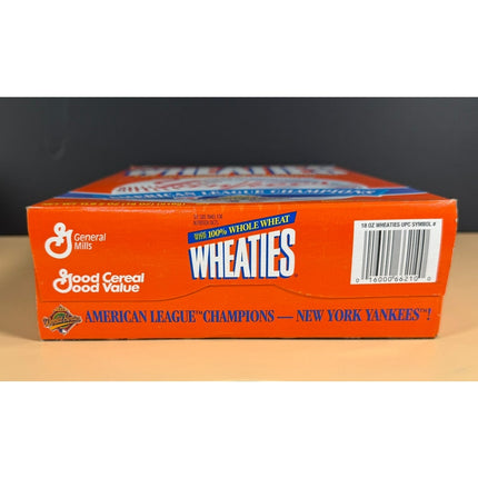 1997 Wheaties New York Yankees Unopened Cereal Box MLB Collectible