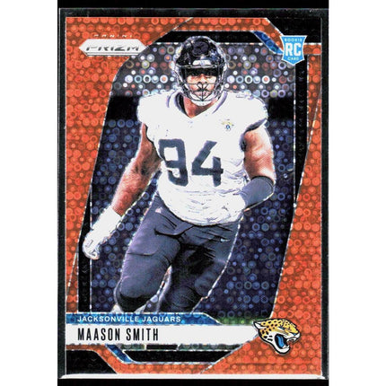 Maason Smith 2024 Panini Prizm Orange Disco Prizm #368 RC Jacksonville Jaguars