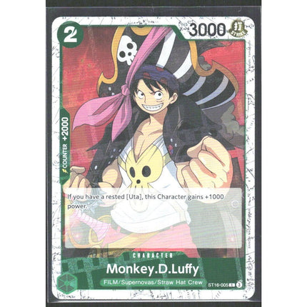 Monkey.D.Luffy (Beginners Deck Party [ST-23] One Piece Promo Cards #ST16-005 C
