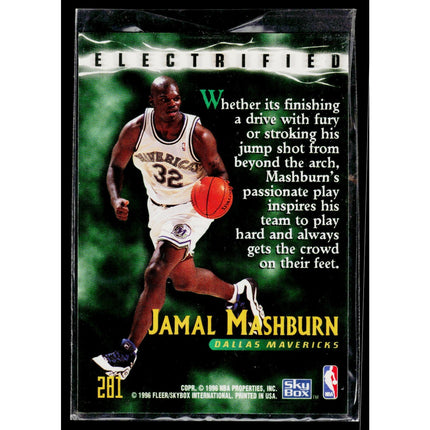 Jamal Mashburn 1995-96 SkyBox Premium #281 Dallas Mavericks