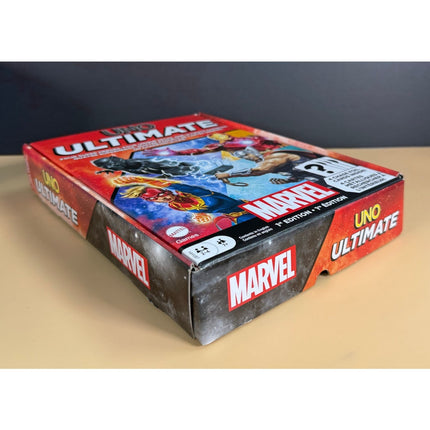 UNO Ultimate Marvel Card Game First Edition NIB Mattel Superhero Deck