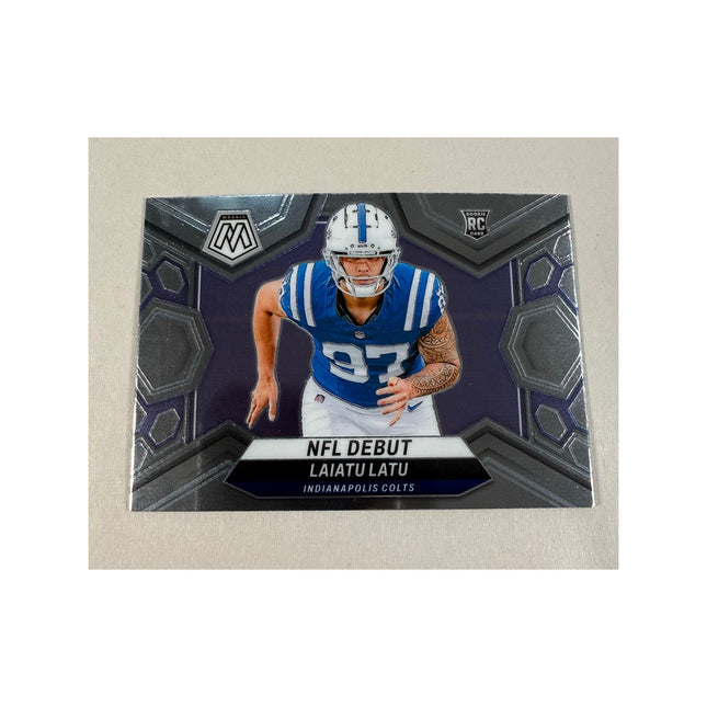 2024 Panini Mosaic Laiatu Latu RC #290 NFL Debut Rookie Colts