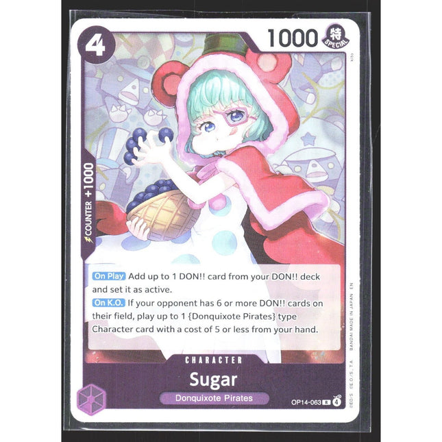 Sugar The Azure Sea's Seven #OP14-063 Rare