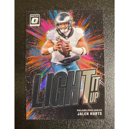 Jalen Hurts 2024 Optic 19 Philadelphia Eagles Light It Up