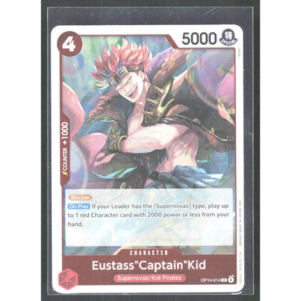 Eustass"Captain"Kid The Azure Sea's Seven #OP14-014 Rare