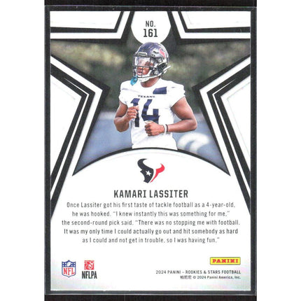 Kamari Lassiter 2024 Panini Rookies & Stars #161 RC Houston Texans