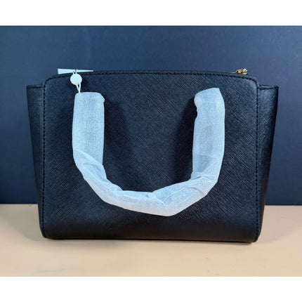 Tory Burch Emerson Mini Top Zip Tote Bag Black NWT MSRP $289