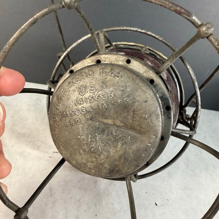 Pennsylvania Railroad PRR Adams & Westlake Adlake-Kero Lantern with Ruby Glass