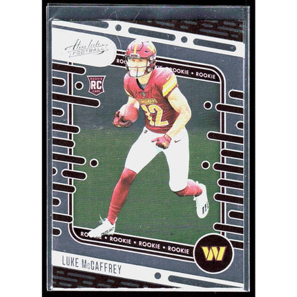 Luke McCaffrey 2024 Panini Absolute Retail #176 Commanders