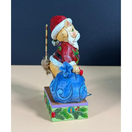 Jim Shore Heartwood Creek Jolly Old Santa Paws Cat Figurine 4036238