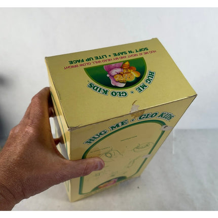 1985 Soma Hug Me! Glo Kids Plush – Vintage Glow Bug Butterfly, Open Box (OB)