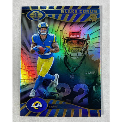 2024 Panini Illusions Blake Corum RC #54 Rams Trophy Collection Rookie Card