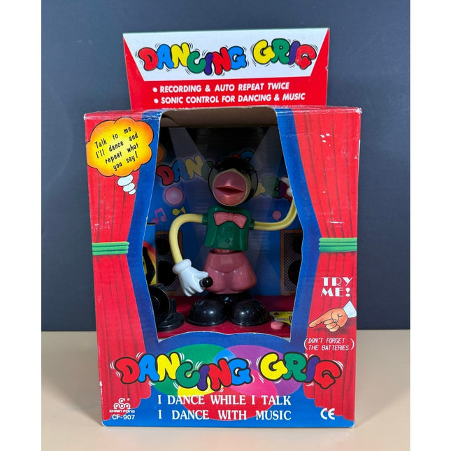 Dancing Grig with Original Box Vintage Wind-Up Toy OB