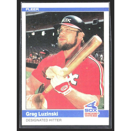 Greg Luzinski 1984 Fleer #69 Chicago White Sox