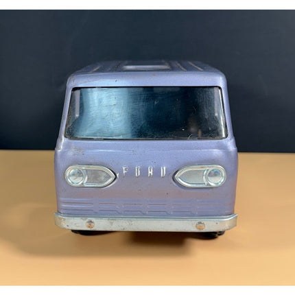 Vintage Nylint Ford Econoline Van Pressed Steel Toy Purple 11"