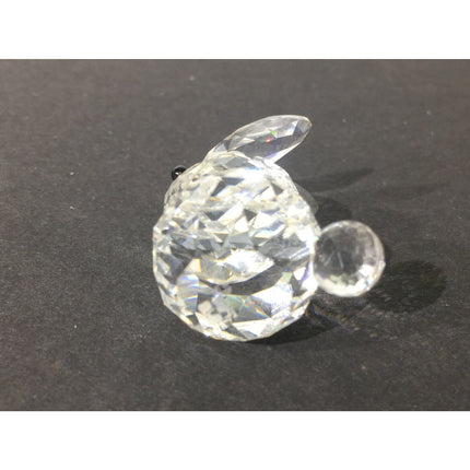 Swarovski #7652 Rabbit Lead Crystal Figurine Original Container 2.75"