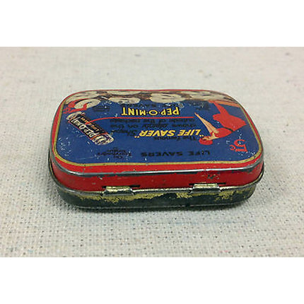 Vintage Life Saver Pep-O-Mint 5 Cent Tin – Early 1900s Original