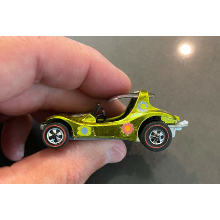 1970 Hot Wheels Redline “Sand Crab” Spectraflame Yellow Die-Cast Car Toy