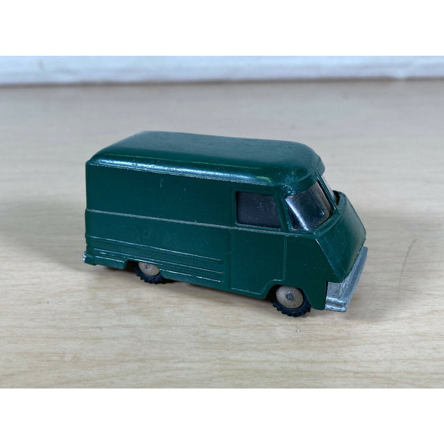 1960s Hubley Real Toys Metro Delivery Van Diecast Green Silver 3.25"