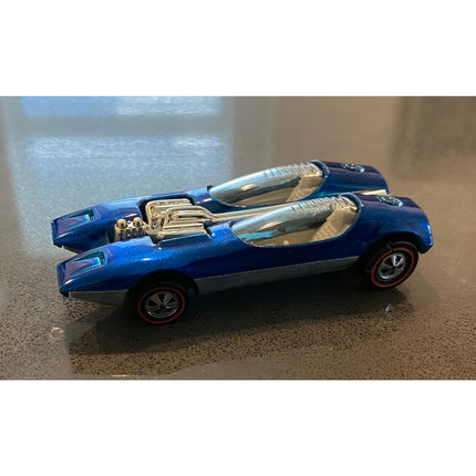 1969 Hot Wheels Splittin Image Blue Spectraflame Diecast Car Toy