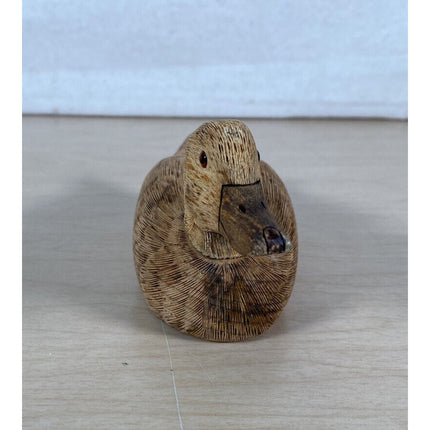 1984 Carl Geesey Handcarved Wooden Duck 6” Figurine