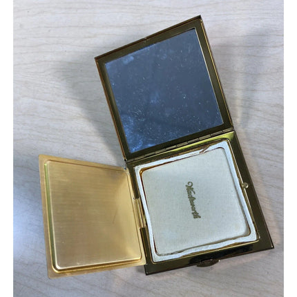 Wadsworth “Kansas” Ladies Compact – 3" Vintage Makeup Powder Case
