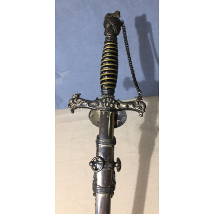 Vintage Knights of Pythias Fraternal Sword Horstmann, Philadelphia (Circa 1900)