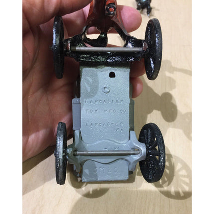 Lancaster Toy Mfg. Co. Amish Farm Wagon – 1950s Metal w/ Original Box & Driver