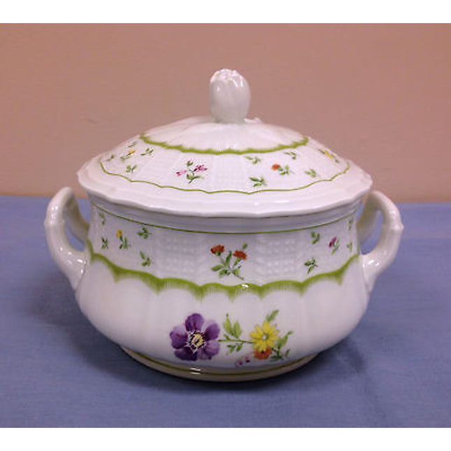 Heinrich Germany Chambord Porcelain Tureen with Lid Floral Serving Dish