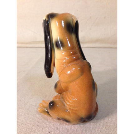 Vintage Japan Porcelain Droopy / Sad Basset Hound Figurine