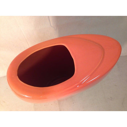 2003 Royal Haeger 17" Pumpkin Colored Vase – Pottery with Label