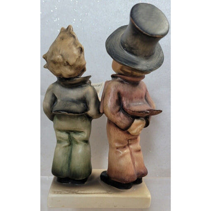 Early Goebel Hummel “Duet” #130 TMK-1 Boys Figurine Incised Bee Germany