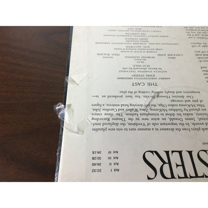 Anton Chekhov "Three Sisters" – Caedmon TRS 325 – 3 Record Album – Sealed