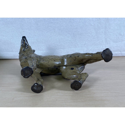 1930s Hubley Cast Iron German Shepherd Dog Vintage Doorstop