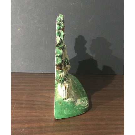 Vintage 1920s Hubley “Cape Cod” Cast Iron Doorstop – Hand Painted